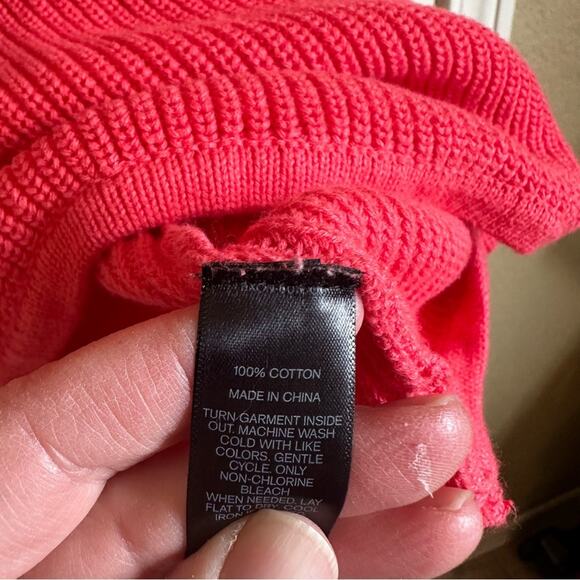 Express women’s‎ sweater large pinkish orange - Picture 4 of 7